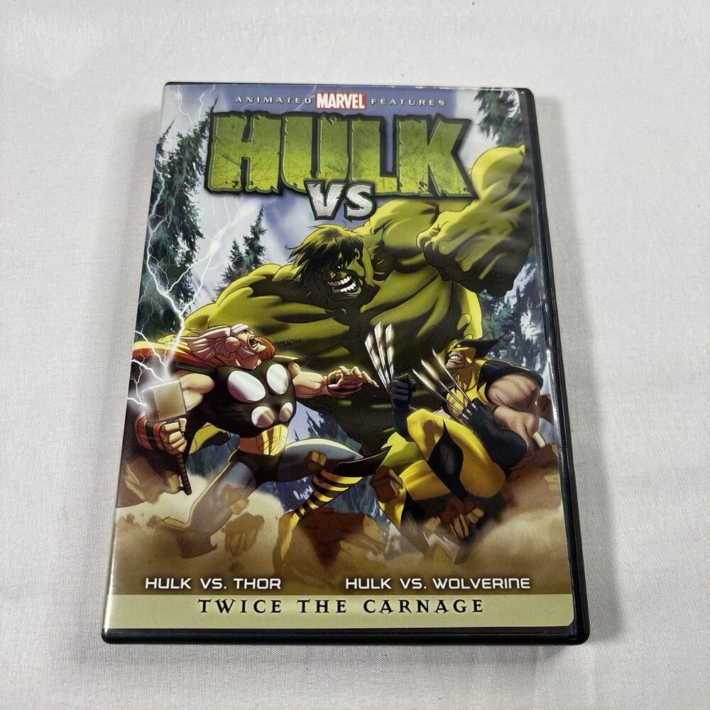 Marvel Hulk Vs. DVD 2009 Hulk vs. Thor & Wolverine PG-13 Widescreen